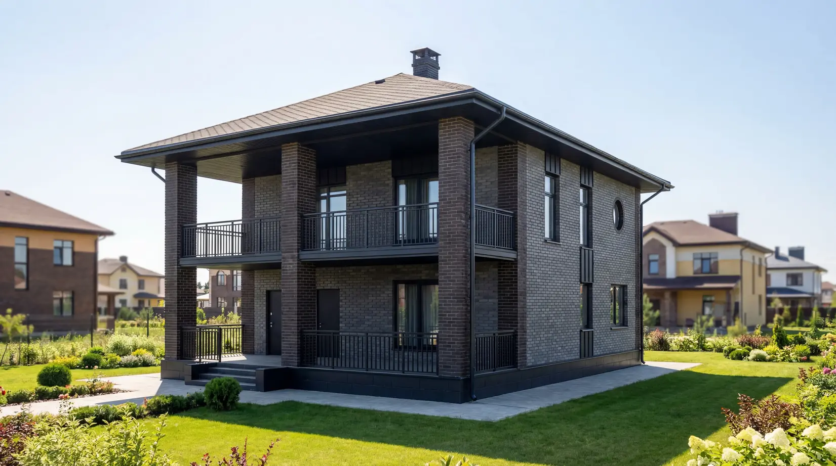 Двухэтажные дома — фото 17